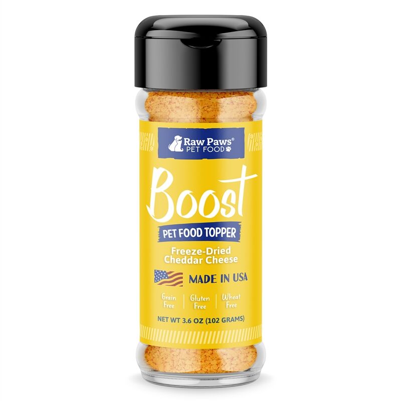 Boost Wisconsin Cheddar Cheese Pet Food Topper, 3.2 oz